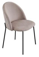 Стул C-962 бежевый/матовый черный фото Стул C-962 бежевый/матовый черный. Фото №1