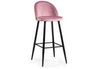 Барный стул Dodo 1 pink with edging / black Барный стул Dodo 1 pink with edging / black