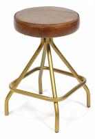 Стул Secret De Maison CHIPS ( mod. 4039-S)  металл/кожа буйвола, 32X32X49  , Античный светлый. Фото №1