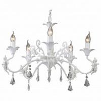 Подвесная люстра Arte Lamp Angelina A5349LM-5WH фото Подвесная люстра Arte Lamp Angelina A5349LM-5WH. Фото №1
