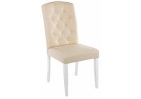 Стул деревянный Menson white / fabric сream Стул деревянный Menson white / fabric сream. Фото №1