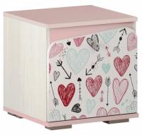 Тумбочка Малибу,белый фото Тумбочка Малибу,белый. Фото №1