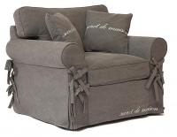 Кресло Secret De Maison Butterfly (mod. 5220-20) дерево береза, ткань: хлопок, 94 х108х95см, серый / AJ808-12. Фото №1