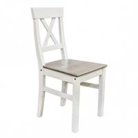 Стул "Форест" (белый воск УКВ/серый) фото Стул "Форест" (белый воск УКВ/серый)