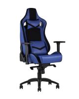 Кресло игровое TopChairs Racer Premium синее фото Кресло игровое TopChairs Racer Premium синее