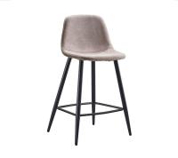 Стул полубарный 350S бежевый/черный. Фото №1