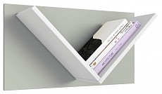 Полка навесная Polini Kids Mirum, белый. Фото