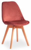 Стул Secret De Maison TULIP SOFT (mod. 74) вельвет/дерево , 54 х 47 х 83 см , коралловый (HLR 44)/натуральный (поставляется по 4 шт) фото Стул Secret De Maison TULIP SOFT (mod. 74) вельвет/дерево , 54 х 47 х 83 см , коралловый (HLR 44)/натуральный (поставляется по 4 шт). Фото №1