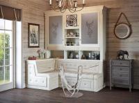 Кухонный угловой диван с буфетом Благо Б 7.4-2 Карамель Кухонный угловой диван с буфетом Благо Б 7.4-2 Карамель