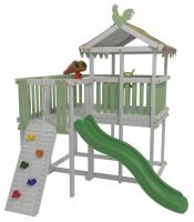 Комплекс игровой ДК4Б, бирюзовый, серый