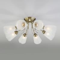 Потолочная люстра Eurosvet Patrice 30150/8 античная бронза фото Потолочная люстра Eurosvet Patrice 30150/8 античная бронза. Фото №1