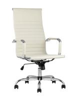 Кресло руководителя TopChairs City бежевое фото Кресло руководителя TopChairs City бежевое. Фото №1