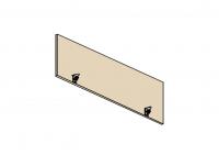 Экран настольный прямоугольный (крепление на столешницу) Европа Лайт