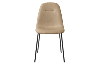 Стул C-1101 бежевый/матовый черный. Фото №5