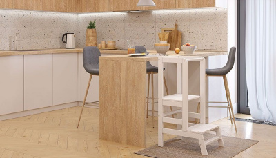 Подставка детская Polini Kids Step, белый. Фото