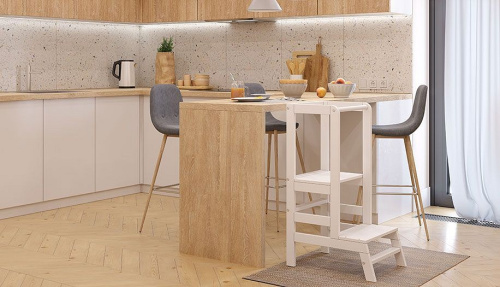 Подставка детская Polini Kids Step, белый. Фото №5