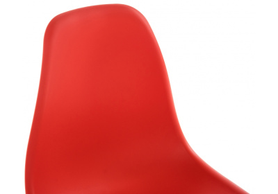 Стул деревянный Eames PC-015 красный фото Стул деревянный Eames PC-015 красный. Фото