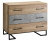 Комод с 3 ящиками Loft Дуб натур/Бетон. Фото №2