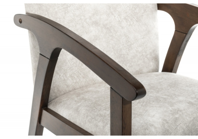 Стул деревянный Lono tobacco / light grey. Фото