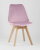 Стул FRANKFURT велюр розовый фото Стул FRANKFURT велюр розовый. Фото №3