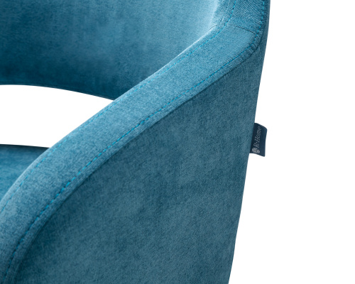 Кресло барное Oscar Сканди Блю/Черный. Фото №9