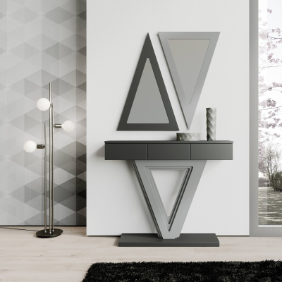 Консоль NORA 675 Grafito/Plata фото Консоль NORA 675 Grafito/Plata. Фото №2