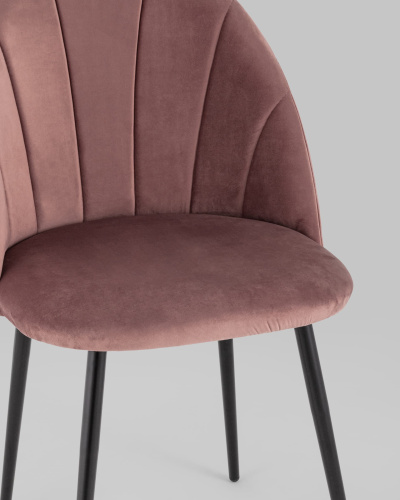Стул Логан велюр пыльно-розовый. Фото №9