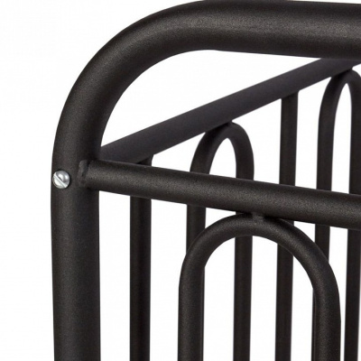 Кроватка Polini Kids Vintage 110, черный. Фото №5