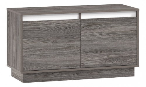 Тумба НМ 040.53 Virginia   Белый Скандинавский/Ясень Анкор темный. Фото №1