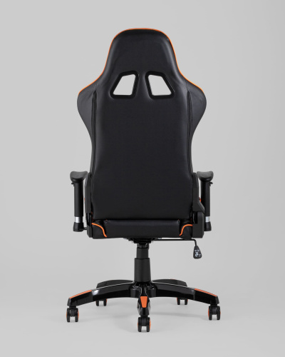 Кресло игровое TopChairs Corvette оранжевое. Фото №6