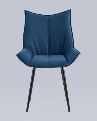 Стул Осло велюр синий. Фото