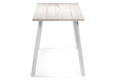 Стол деревянный Тринити Лофт 140 25 мм юта / белый матовый фото Стол деревянный Тринити Лофт 140 25 мм юта / белый матовый. Фото №3