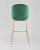 Стул барный Beetle со спинкой изумрудный. Фото №6