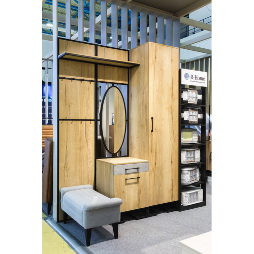 Шкаф одностворчатый Loft 45 см Дуб Натур. Фото №10