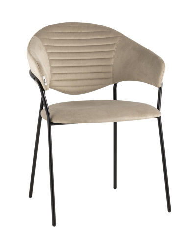 Стул Алексис велюр капучино. Фото №1