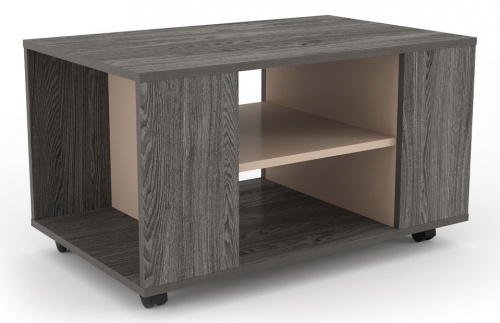 Стол журнальный Capri НМ 011.42 Капучино/Ясень Анкор темный (KR). Фото №1