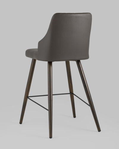 Стул полубарный Коналл экокожа таупе. Фото №7