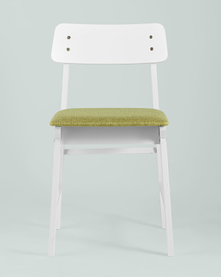 Стул ODEN WHITE оливковый 2 шт. фото Стул ODEN WHITE оливковый 2 шт.. Фото №5
