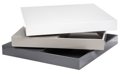 Стол журнальный СT1001 Белый/Серый. Фото №5