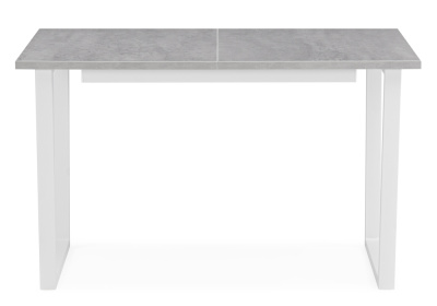 Стол деревянный Лота Лофт 120 25 мм бетон / белый матовый фото Стол деревянный Лота Лофт 120 25 мм бетон / белый матовый. Фото №3