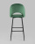 Стул барный Меган велюр зеленый. Фото №6