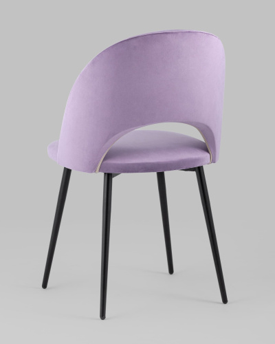 Стул Меган велюр сиреневый. Фото №7