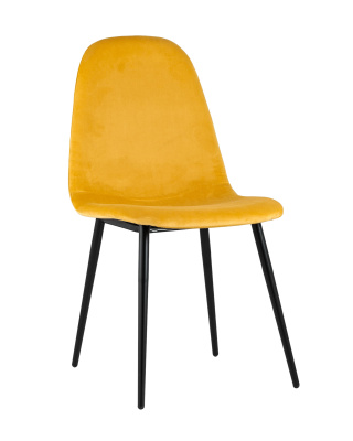 Стул Норман велюр оранжевый фото Стул Норман велюр оранжевый. Фото №2