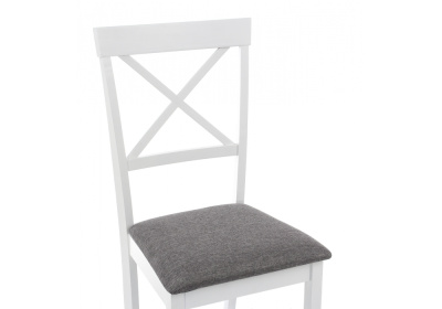 Стул деревянный Стул Shem white / light grey. Фото