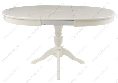 Стол деревянный Arno без патины / молочный. Фото