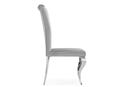 Стул на металлокаркасе Lund dark grey / steel фото Стул на металлокаркасе Lund dark grey / steel. Фото №2