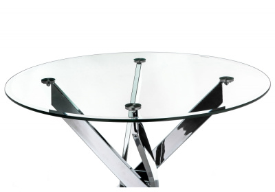 Стол стеклянный Komo 1 90. Фото