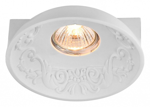 Встраиваемый светильник Maytoni Gyps Classic DL278-1-01-W. Фото №1