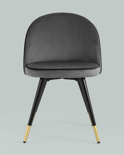 Стул Gabi LUX велюр серый фото Стул Gabi LUX велюр серый. Фото №5