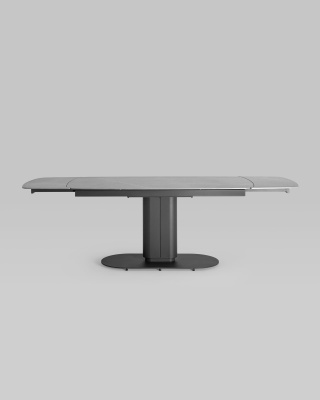 Стол обеденный Глория раскладной 170-250*90 керамика серая. Фото